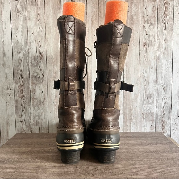 Sorel Women’s Conquest Carly Tall Leather Boots Size 8 - Picture 7 of 8